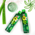 Healthy fruit drink or smoothie drink made from aloe vera gel or aloe vera drink